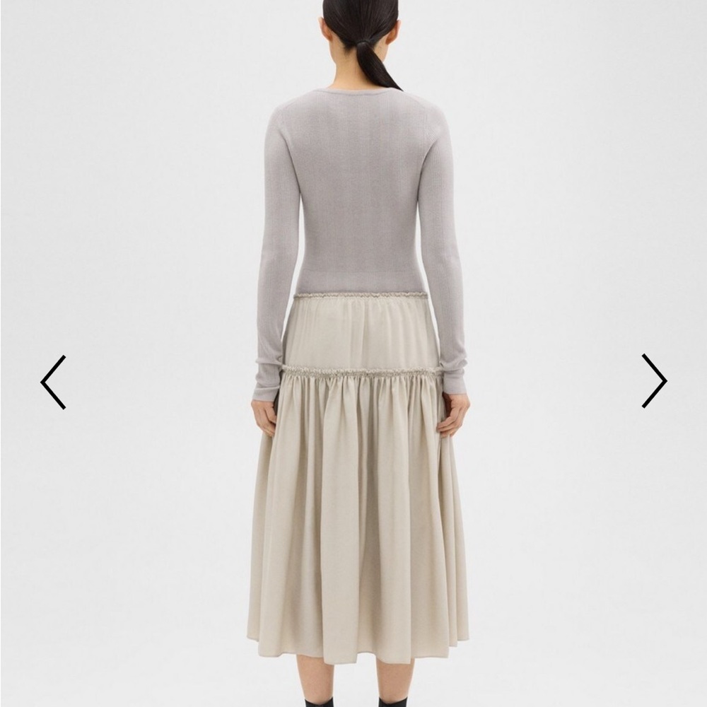 Theory Project wool blend Long-Sleeve Dress - Picture 8 of 9